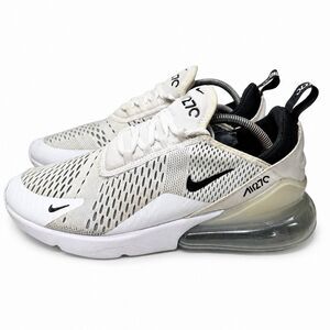 Men’s Size 10.5 - Nike Air Max 270 White Black AH8050-100 Preowned